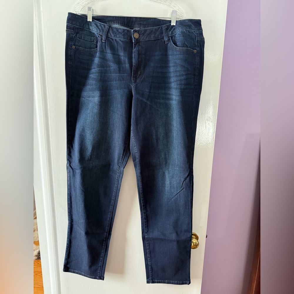 Lane Bryant Venezia MidRise Straight Jeans 20L NWT